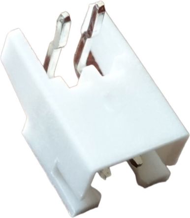 RS PRO Side Entry Through Hole PCB Header, 2 Contact(s), 2.5 mm Pitch, 1 Row(s), Shrouded [0]; 147-085