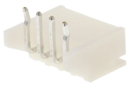RS PRO Side Entry Through Hole PCB Header, 4 Contact(s), 2.5 mm Pitch, 1 Row(s), Shrouded [0]; 147-087