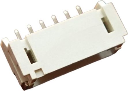 RS PRO Right Angle Surface PCB Header, 6 Contact(s), 2 mm Pitch, 1 Row(s) [0]; 147-101