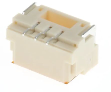 RS PRO Straight Surface PCB Header, 3 Contact(s), 1.25 mm Pitch, 1 Row(s), Shrouded [0]; 147-104