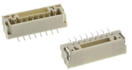 RS PRO Right Angle Surface PCB Header, 8 Contact(s), 1.25 mm Pitch, 1 Row(s) [0]; 147-108