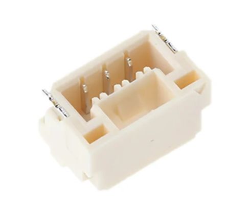 RS PRO Right Angle Surface PCB Header, 3 Contact(s), 1.25 mm Pitch, 1 Row(s), Shrouded [0]; 147-114