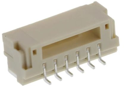 RS PRO Right Angle Surface PCB Header, 4 Contact(s), 1.25 mm Pitch, 1 Row(s) [0]; 147-117