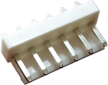 RS PRO Straight Through Hole PCB Header, 6 Contact(s), 3.96 mm Pitch, 1 Row(s) [0]; 147-125