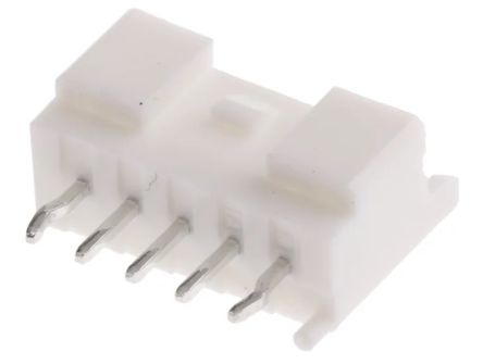 RS PRO Straight Through Hole PCB Header, 5 Contact(s), 2 mm Pitch, 1 Row(s) [0]; 147-139