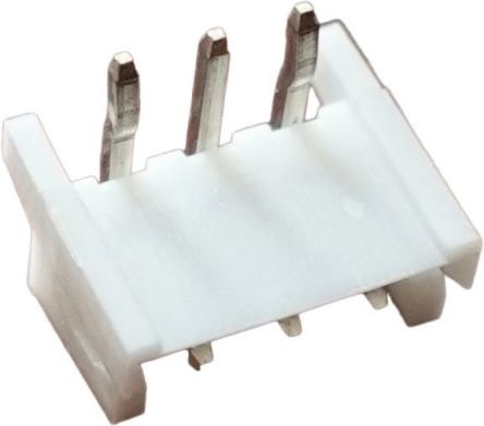 RS PRO Right Angle Through Hole PCB Header, 3 Contact(s), 2.5 mm Pitch, 1 Row(s), Shrouded [0]; 147-144