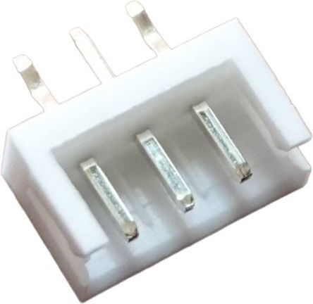 RS PRO Straight Through Hole PCB Header, 3 Contact(s), 2.5 mm Pitch, 1 Row(s), Shrouded [0]; 147-148