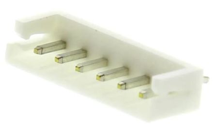 RS PRO Straight Through Hole PCB Header, 6 Contact(s), 2.5 mm Pitch, 1 Row(s), Shrouded [0]; 147-149