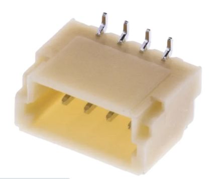 RS PRO Straight Surface PCB Header, 4 Contact(s), 1 mm Pitch, 1 Row(s) [0]; 147-157