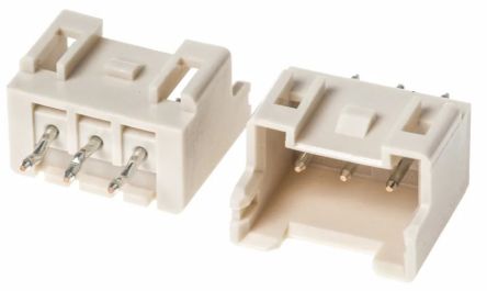 RS PRO Straight Through Hole PCB Header, 3 Contact(s), 2.5 mm Pitch, 1 Row(s) [0]; 147-163