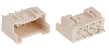 RS PRO Straight Through Hole PCB Header, 4 Contact(s), 2.5 mm Pitch, 1 Row(s) [0]; 147-164