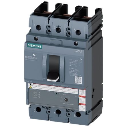 Siemens, SENTRON MCCB 3P 150A, Breaking Capacity 10 kA, Fixed Mount [3VA5215-0MU31-0AA0]; 147-388