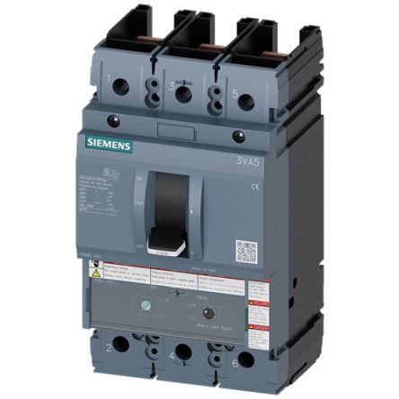Siemens, SENTRON MCCB 3P 150A, Breaking Capacity 10 kA, Fixed Mount [3VA5215-6EF31-2AA0]; 147-444