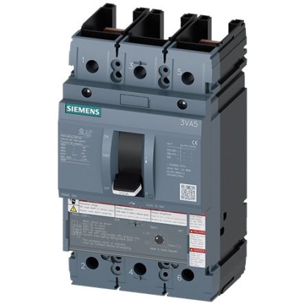Siemens, SENTRON MCCB 2P 100A, Breaking Capacity 10 kA, Fixed Mount [3VA5210-7ED61-0AA0]; 147-658