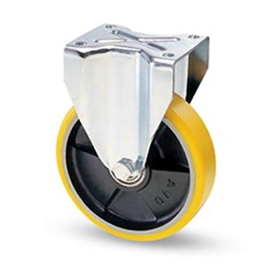 RS PRO Fixed Castor Wheel, 250kg Capacity, 100mm Wheel [0]; 149-191