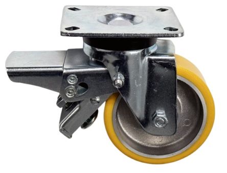 RS PRO Swivel Castor Wheel, 250kg Capacity, 100mm Wheel [0]; 149-218
