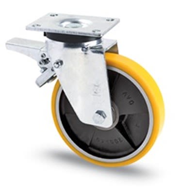 RS PRO Swivel Castor Wheel, 250kg Capacity, 100mm Wheel [0]; 149-244
