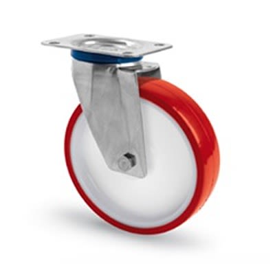 RS PRO Swivel Castor Wheel, 170kg Capacity, 125mm Wheel [0]; 149-249