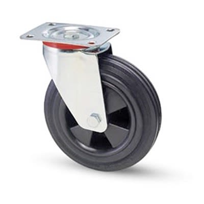 RS PRO Swivel Castor Wheel, 205kg Capacity, 200mm Wheel [0]; 149-250