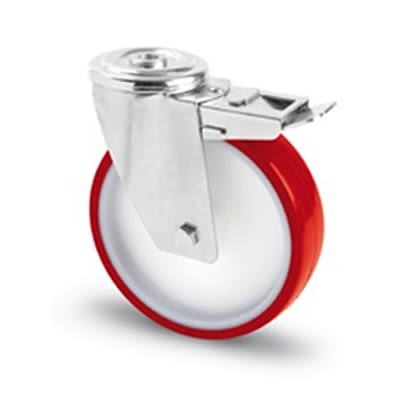 RS PRO Swivel Castor Wheel, 120kg Capacity, 100mm Wheel [0]; 149-282