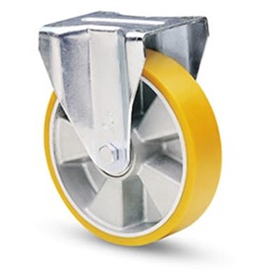 RS PRO Fixed Castor Wheel, 170kg Capacity, 125mm Wheel [0]; 149-285