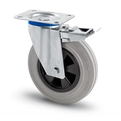 RS PRO Swivel Castor Wheel, 50kg Capacity, 80mm Wheel [0]; 149-296