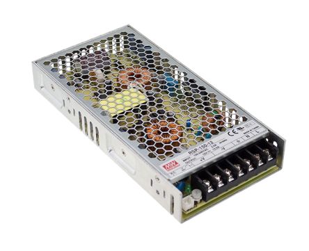MEAN WELL Switching Power Supply, RSP-150-7,5, 7.5V dc, 20A, 150W, 1 Output, 110/230V ac Input Voltage [RSP-150-7,5]; 149-383