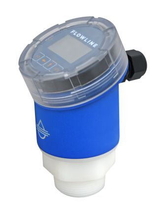 Flowline LR83 Series Radar Level Sensor, 4-20mA, HART Output, Flange Mount, Polybutylene Terephthalate Body [LR83-0310]; 149-424
