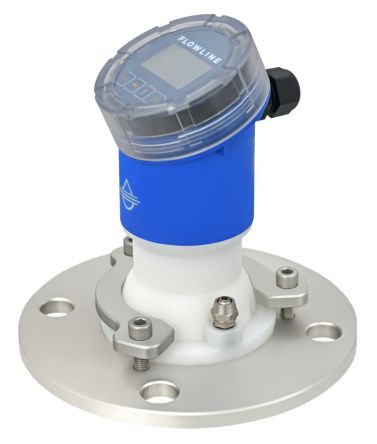 Flowline LR85 Series Radar Level Sensor, Modbus Output, Flange Mount, Polybutylene Terephthalate Body [LR85-0331]; 149-434