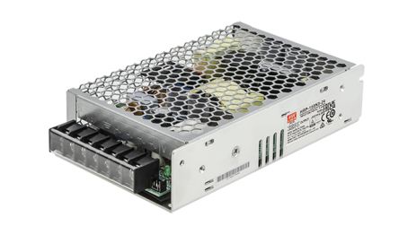 MEAN WELL Switching Power Supply, HRP-150N3-24, 24V dc, 6.5A, 150W, 1 Output, 85 to 264V Input Voltage [HRP-150N3-24]; 149-505