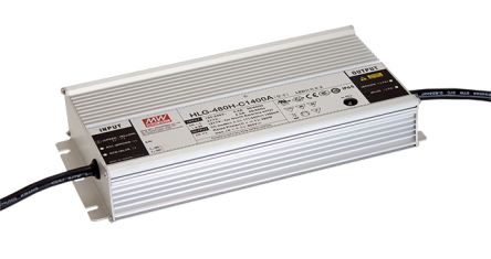 MEAN WELL LED Driver, 280V Output, 480W Output, 2.1A Output, Constant Current Dimmable [HLG-480H-C2100A]; 149-626