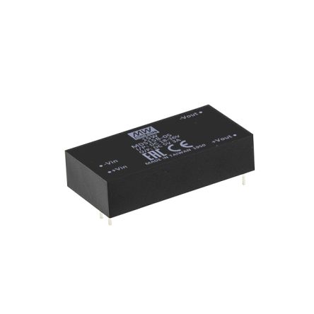 MEAN WELL MD DC-DC Converter, 5V dc/ 3A Output, 36 to 75 V dc Input, 15W, PCB Mount, +90°C Max Temp -40°C Min Temp [MDS15C-05]; 149-684