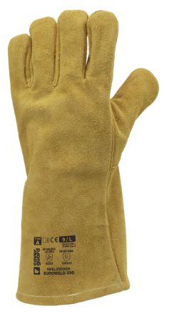 Coverguard EUROWELD 330 Gold Leather Welding Gloves, Size 11 [1WEL330011]; 149-858