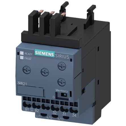 Siemens Current Monitoring Relay, 2 Phase, SPDT, Direct Mount [3RR2141-2AW30]; 152-790