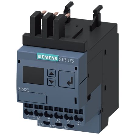 Siemens Current Monitoring Relay, 3 Phase, SPDT, Direct Mount [3RR2241-2FA30]; 152-793