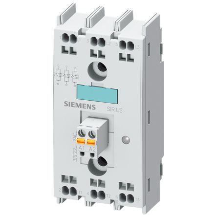 Siemens 3RF2 Series Solid State Relay, 55 A Load, Chassis Mount, 600 V ac Load, 30 Vdc Control [3RF2255-2AC45]; 153-244
