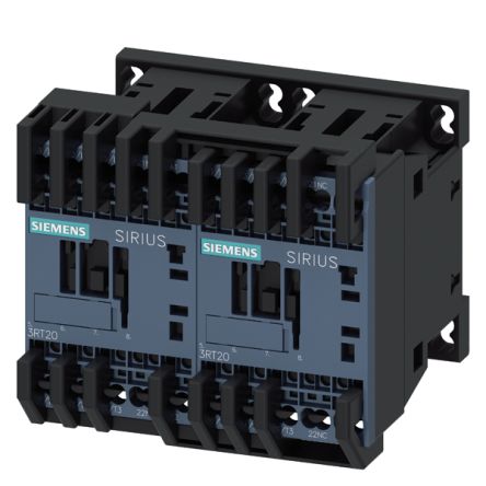 Siemens SIRIUS 3RA23 Contactor, 230 V Coil, 3-Pole, 8.9 A, 7.5 kW, 3NO, 690 V [3RA2318-8XB30-2AP0]; 153-335