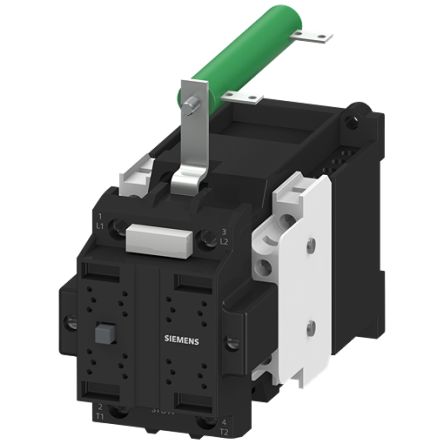 Siemens SIRIUS 3TC4 Contactor, 110 V dc Coil, 2-Pole, 32 A, 2NC + 2NO [3TC4417-0CF4]; 154-183
