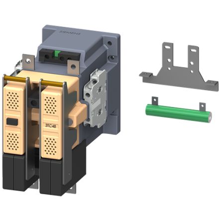 Siemens SIRIUS 3TC4 Contactor, 110 V dc Coil, 2-Pole, 75 A, 2NC + 2NO [3TC4817-0CF4]; 154-192