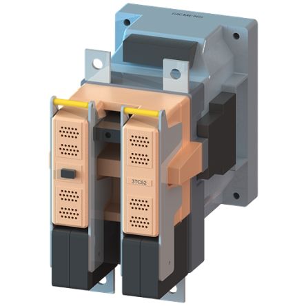 Siemens SIRIUS 3TC5 Contactor, 60 V dc Coil, 2-Pole, 200 A, 2NC + 2NO [3TC5217-0AE4]; 154-218