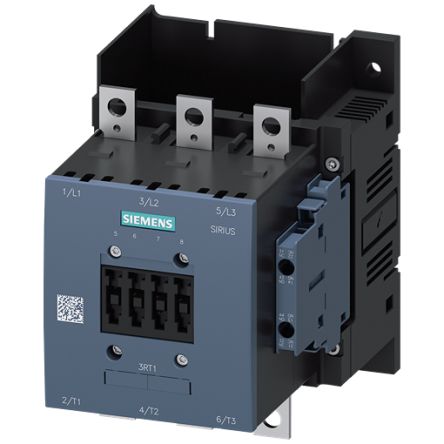 Siemens SIRIUS 3RT14 Contactor, 3-Pole, 275 A, 2NC + 2NO, 690 V [3RT1456-6LA06]; 154-286