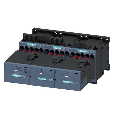 Siemens SIRIUS 3RA24 Contactor, 110 V ac Coil, 3-Pole, 12 A, 5.5 kW, 3NO, 690 V [3RA2415-8XF31-1AF0]; 154-294