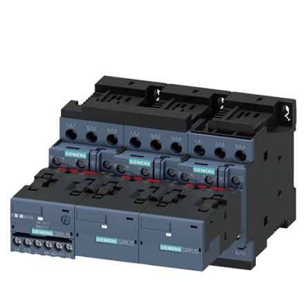 Siemens SIRIUS 3RA24 Contactor, 24 V dc Coil, 3-Pole, 25 A, 11 kW, 3NO + 3NC, 690 V [3RA2423-8XE32-1BB4]; 154-311