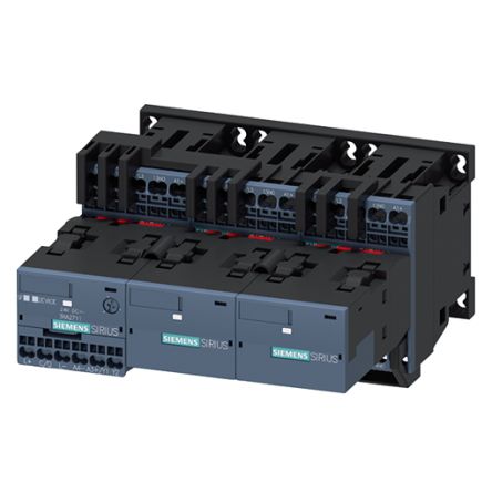 Siemens SIRIUS 3RA24 Contactor, 24 V dc Coil, 3-Pole, 12 A, 5.5 kW, 2NO, 690 V ac [3RA2415-8XE31-2BB4]; 154-320