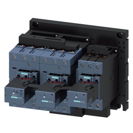 Siemens SIRIUS 3RA24 Contactor, 110 V Coil, 3-Pole, 160 A, 90 kW, 3NO + 3NC, 690 V [3RA2446-8XF32-1AG2]; 154-338