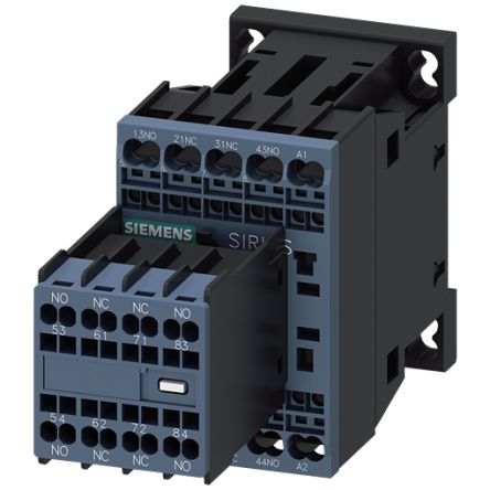 Siemens 3RH2 Contactor Relay 4NC + 4NO, 10 A Contact Rating, 230 V ac, SIRIUS [3RH2344-2AP00-0KA0]; 154-414