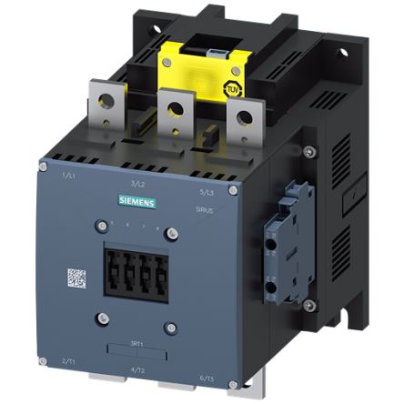 Siemens SIRIUS 3RT14 Contactor, 200 → 277 V AC/DC Coil, 3-Pole, 690 A, 2NC + 2NO, 690 V [3RT1476-6SP36]; 154-423