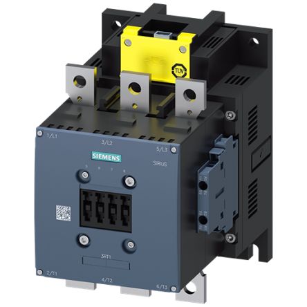 Siemens SIRIUS 3RT14 Contactor, 96 → 127 V AC/DC Coil, 3-Pole, 500 A, 2NC + 2NO, 690 V [3RT1467-6SF36]; 154-639