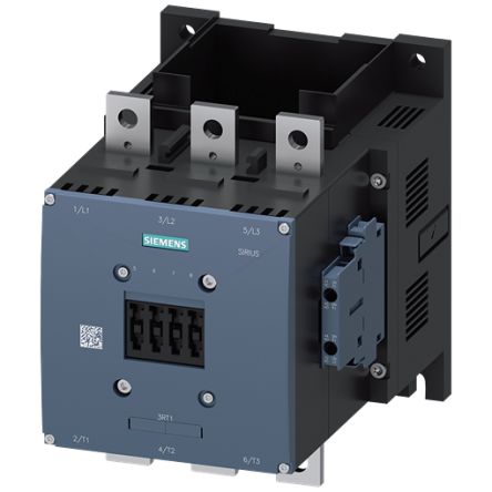 Siemens SIRIUS 3RT14 Contactor, 3-Pole, 690 A, 2NC + 2NO, 690 V [3RT1476-6LA06]; 154-872