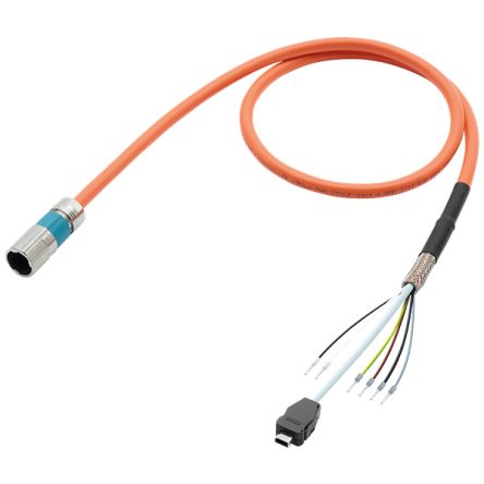 Siemens 6FX8 Series Cable, 1m Length [6FX8002-8QN04-1AB0]; 155-367